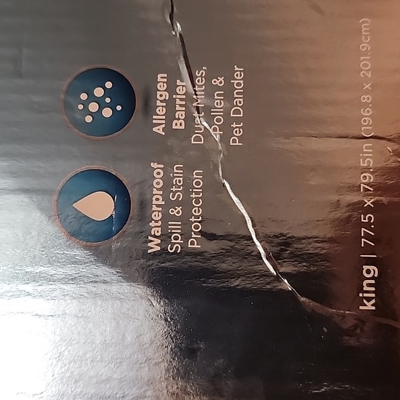 AllerEase Waterproof Mattress Protector. New in package. King Size. - Picture 3 of 5